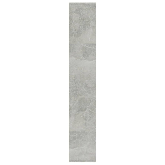 Kamerscherm/boekenkast 100x24x140 cm bewerkt hout betongrijs MeubelReus