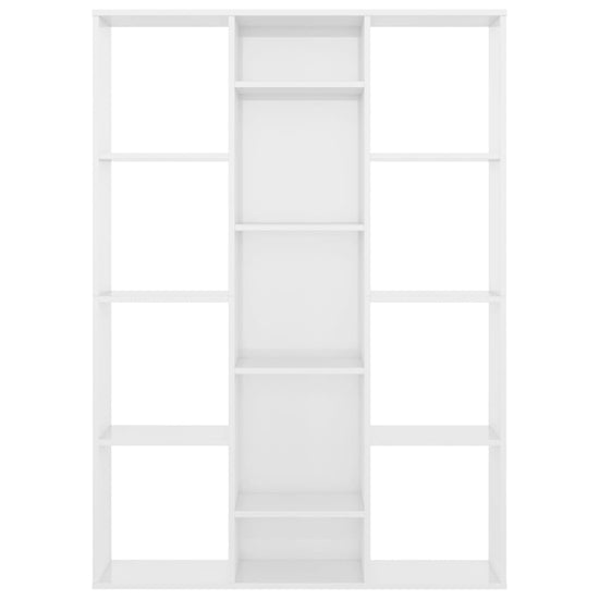 Kamerscherm/boekenkast 100x24x140 cm bewerkt hout hoogglans wit MeubelReus