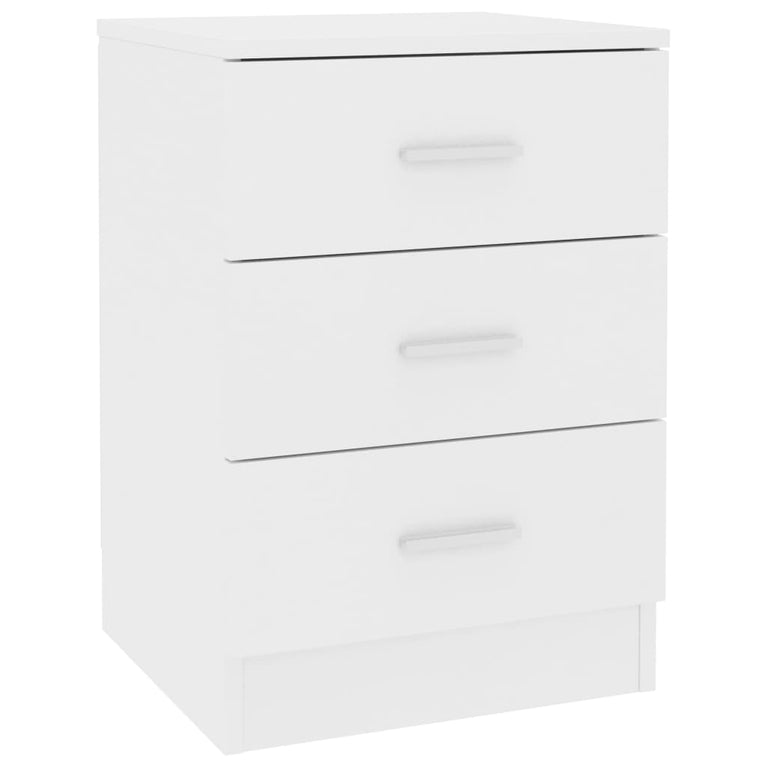Nachtkastjes 2 st 38x35x56 cm bewerkt hout wit MeubelReus