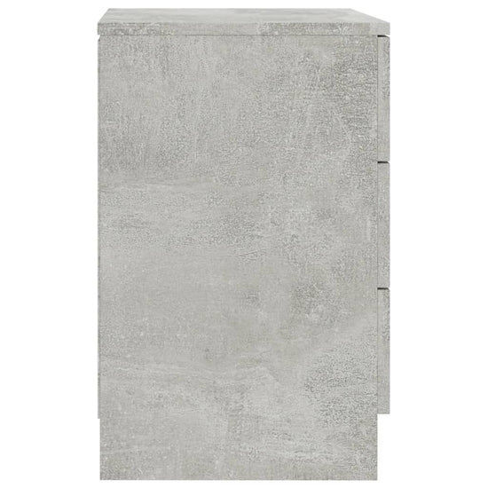 Nachtkastjes 2 st 38x35x56 cm bewerkt hout betongrijs MeubelReus