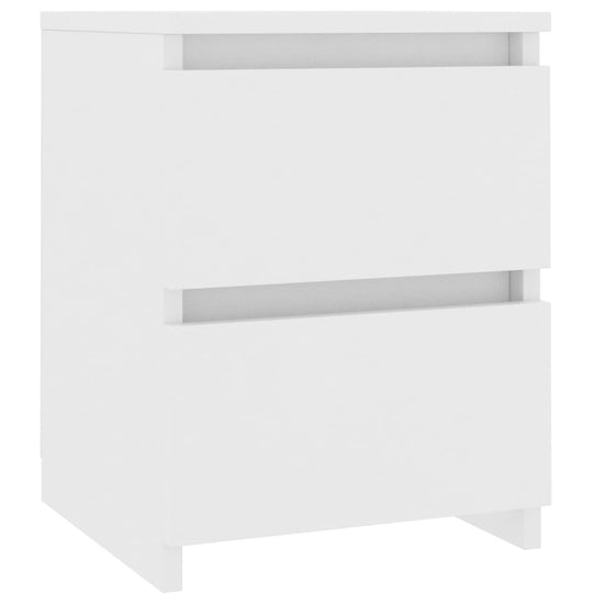 Nachtkastjes 2 st 30x30x40 cm bewerkt hout wit MeubelReus