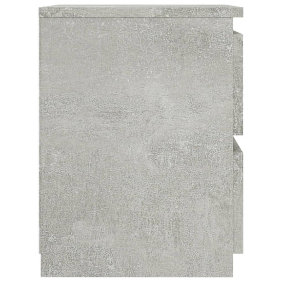 Nachtkastjes 2 st 30x30x40 cm bewerkt hout betongrijs MeubelReus