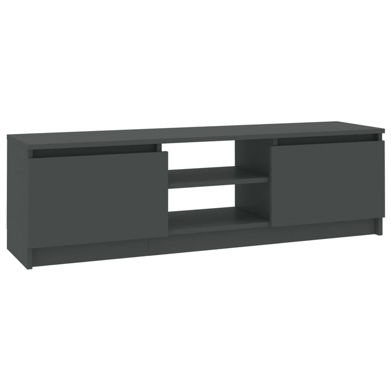 Tv-meubel 120x30x35,5 cm bewerkt hout grijs