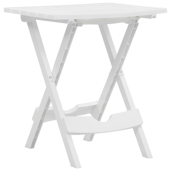 Tuintafel inklapbaar 45,5x38,5x50 cm wit MeubelReus