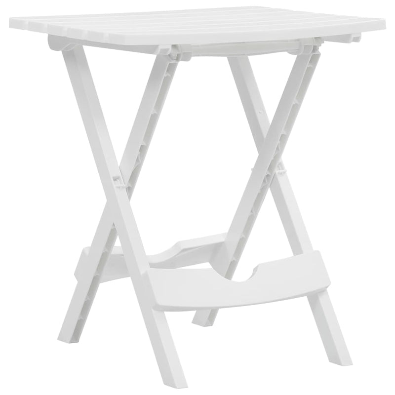 Tuintafel inklapbaar 45,5x38,5x50 cm wit MeubelReus