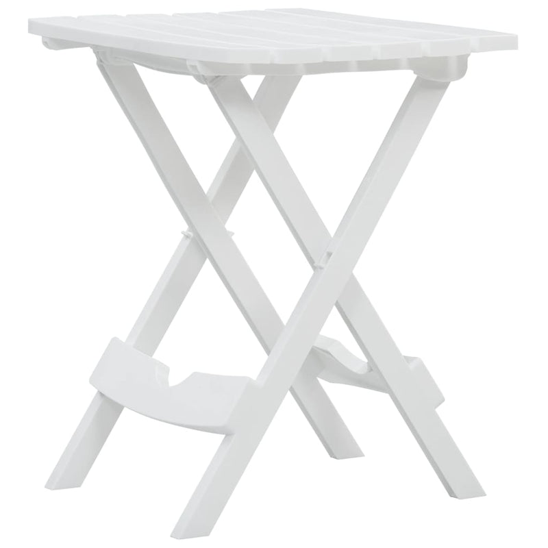 Tuintafel inklapbaar 45,5x38,5x50 cm wit MeubelReus