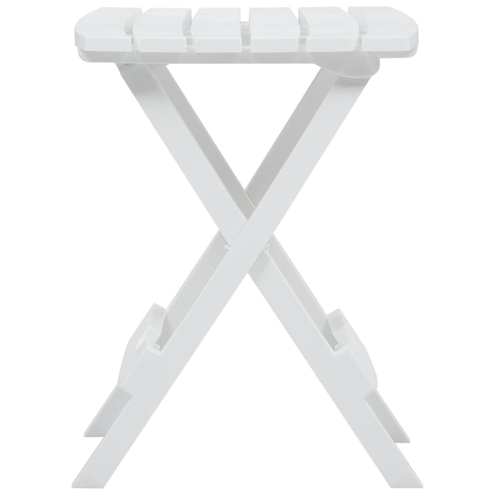 Tuintafel inklapbaar 45,5x38,5x50 cm wit MeubelReus