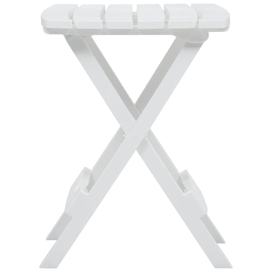 Tuintafel inklapbaar 45,5x38,5x50 cm wit MeubelReus