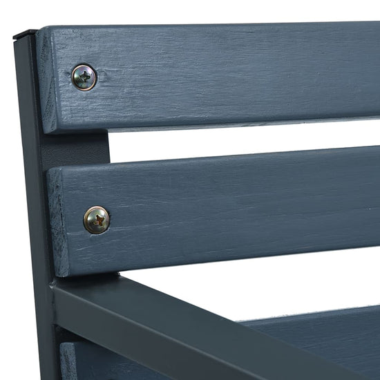 Tuinbank 120 cm hout grijs MeubelReus