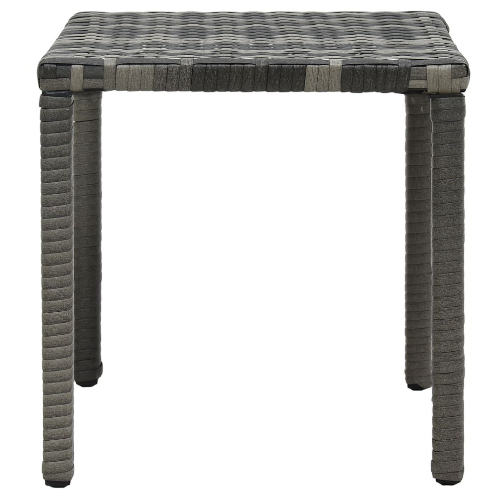 Ligbedden met tafel poly rattan antraciet MeubelReus