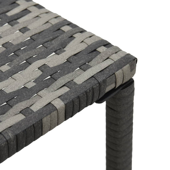 Ligbedden met tafel poly rattan antraciet MeubelReus