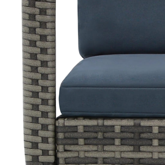 Tuinschommelstoel poly rattan antraciet MeubelReus