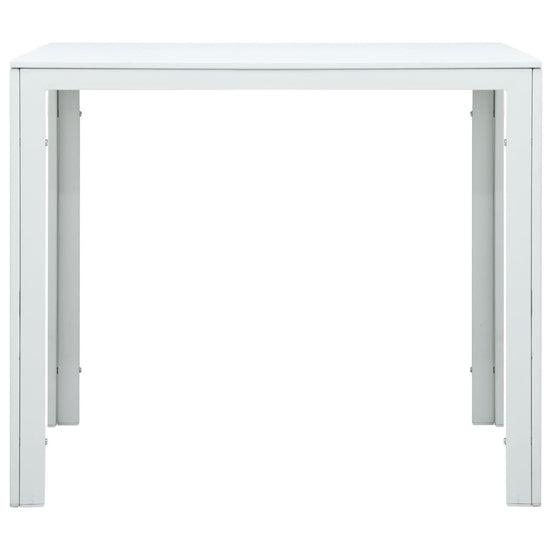 Salontafel hout-look 78x78x74 cm HDPE wit MeubelReus