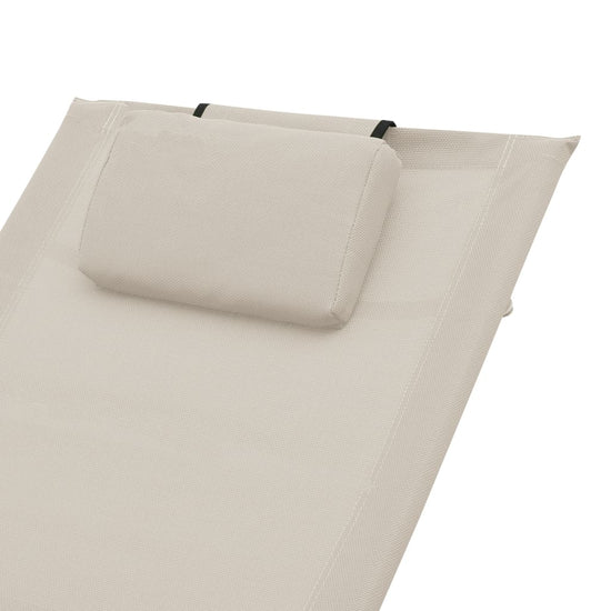 Ligbed met kussen textileen crème MeubelReus