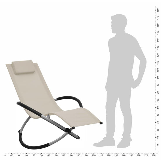 Kinderligbed staal crèmekleurig MeubelReus