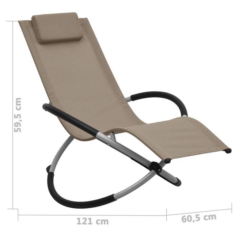 Kinderligbed staal taupe MeubelReus
