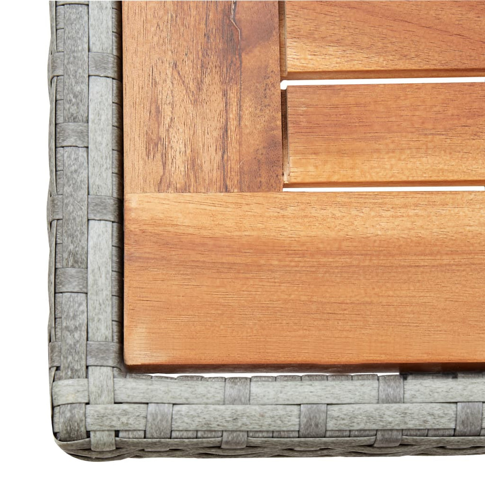 9-delige Tuinset met kussens poly rattan antraciet MeubelReus