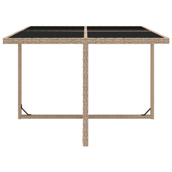 5-delige Tuinset met kussens poly rattan beige MeubelReus
