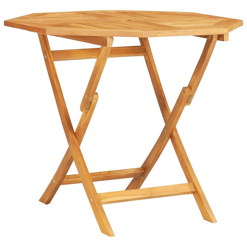 Tuintafel inklapbaar 85x85x76 cm massief teakhout MeubelReus