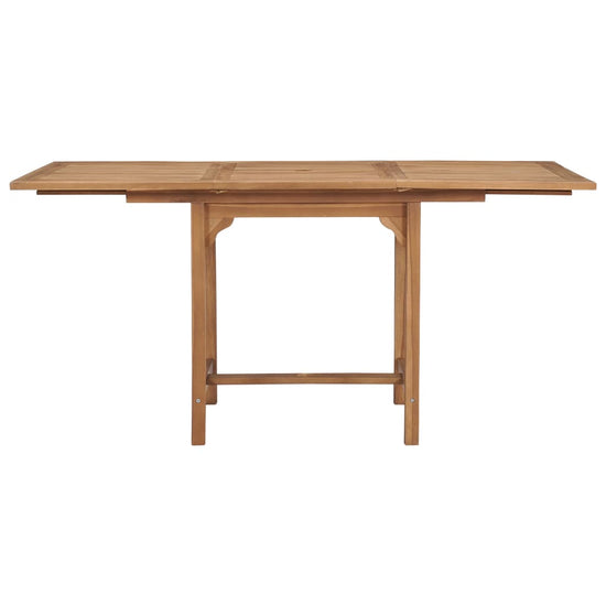 Tuintafel verlengbaar (110-160)x80x75 cm massief teakhout MeubelReus