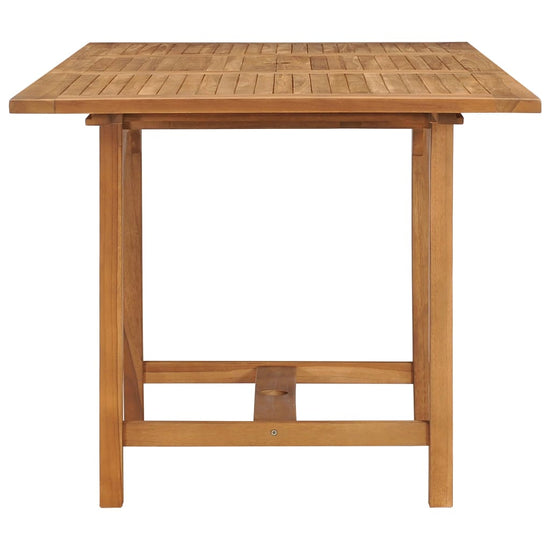 Tuintafel verlengbaar (110-160)x80x75 cm massief teakhout MeubelReus