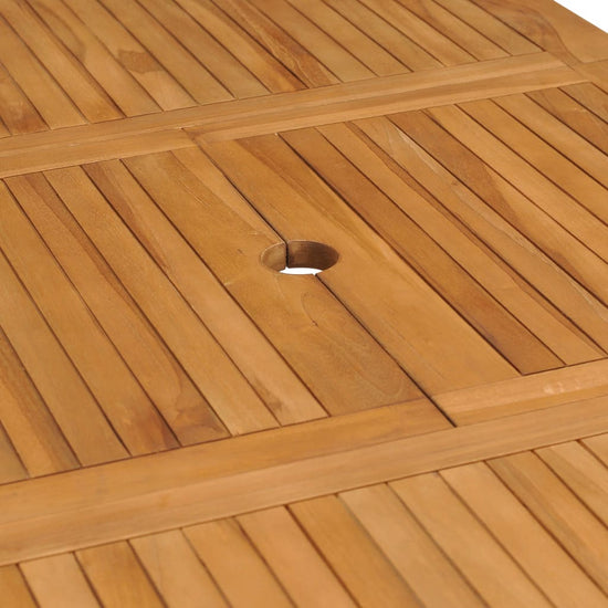 Tuintafel verlengbaar (110-160)x80x75 cm massief teakhout MeubelReus