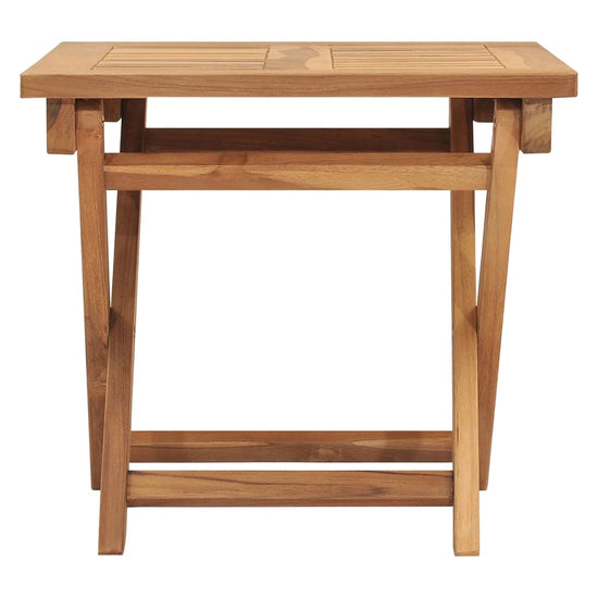 Ligbed met tafel massief teakhout MeubelReus