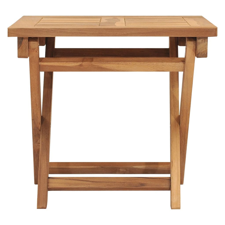 Ligbed met tafel massief teakhout MeubelReus