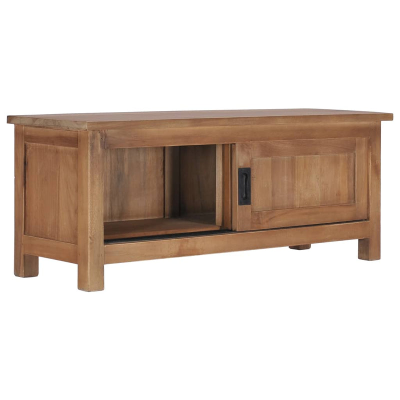 Tv-meubel 90x30x35 cm massief teakhout MeubelReus