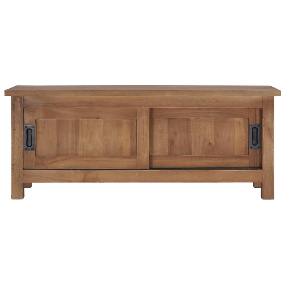 Tv-meubel 90x30x35 cm massief teakhout MeubelReus