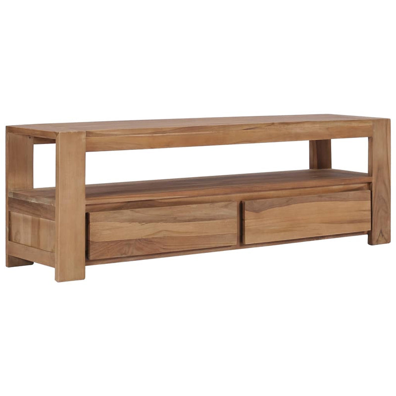 Tv-meubel 120x30x40 cm massief teakhout MeubelReus