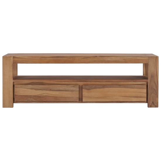 Tv-meubel 120x30x40 cm massief teakhout MeubelReus
