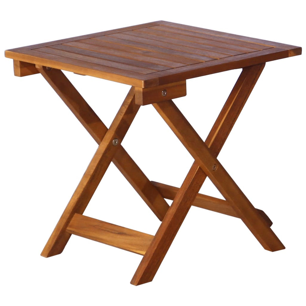 Ligbed met tafel massief acaciahout bruin MeubelReus