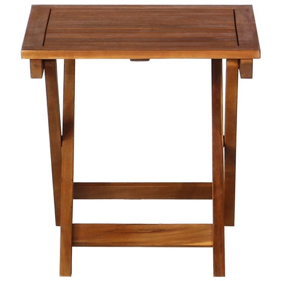 Ligbed met tafel massief acaciahout bruin MeubelReus