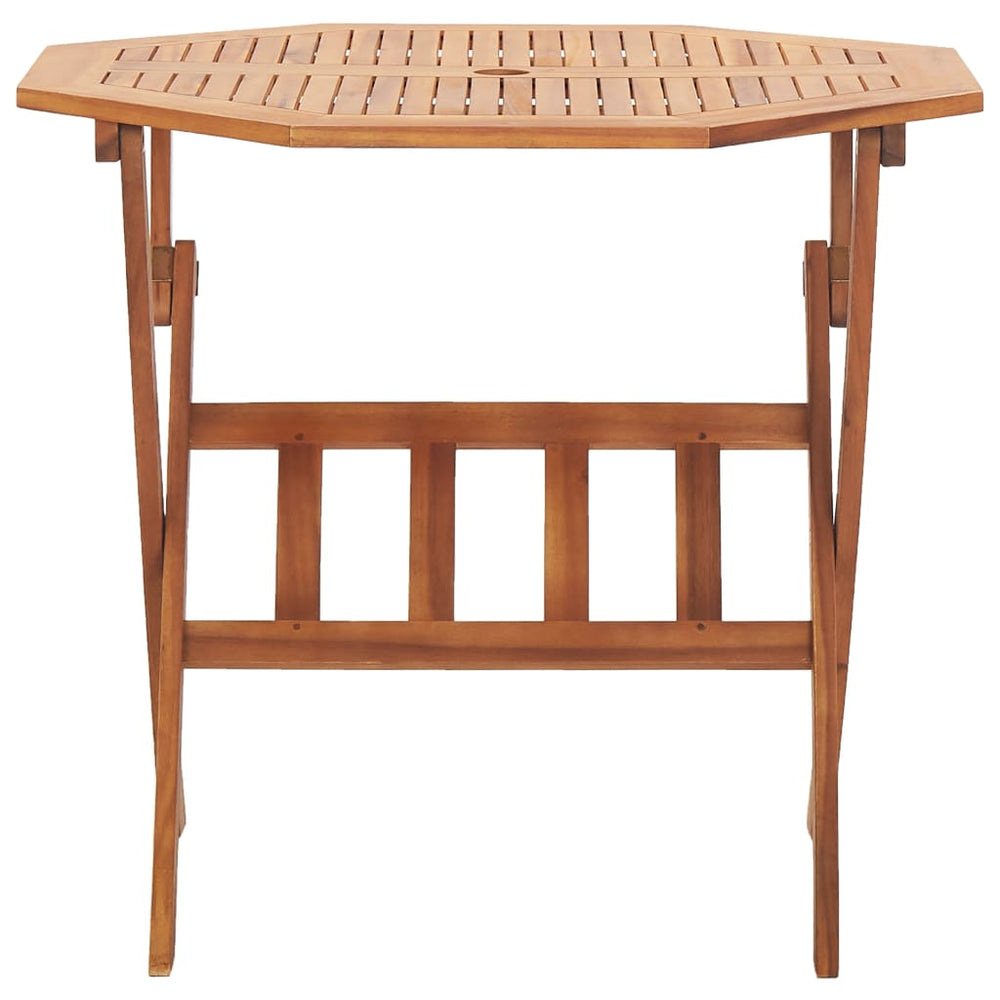 Tuintafel inklapbaar 90x75 cm massief acaciahout MeubelReus