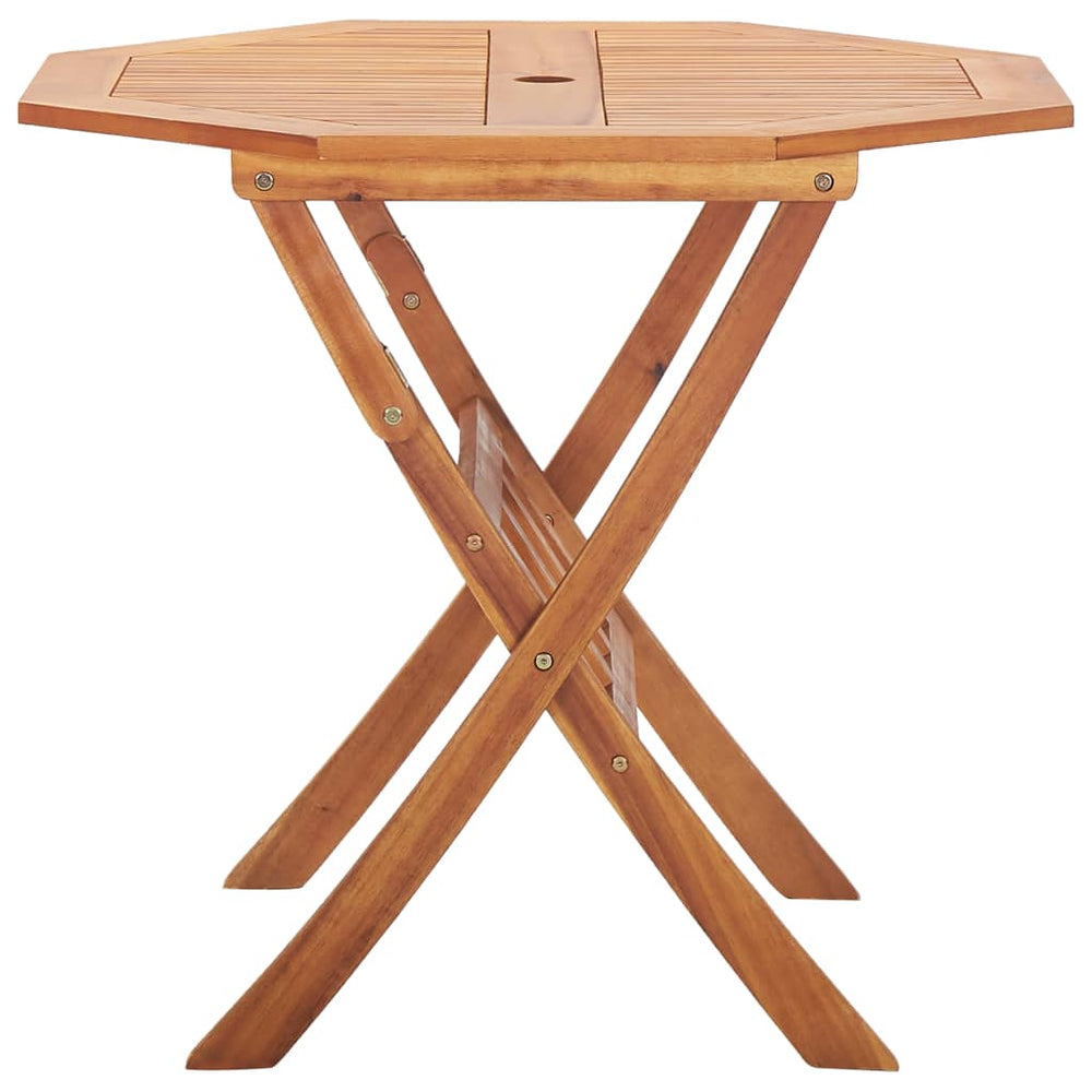 Tuintafel inklapbaar 90x75 cm massief acaciahout MeubelReus