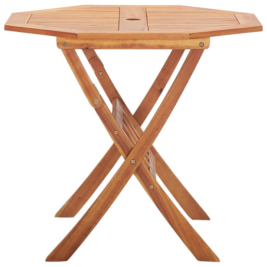 Tuintafel inklapbaar 90x75 cm massief acaciahout MeubelReus