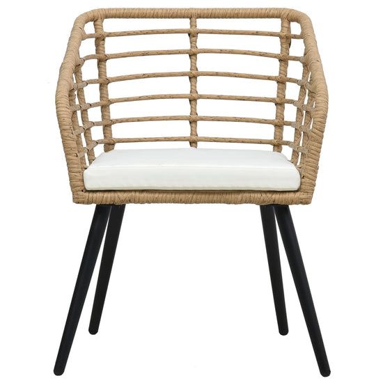 3-delige Bistroset poly rattan eikenkleurig MeubelReus