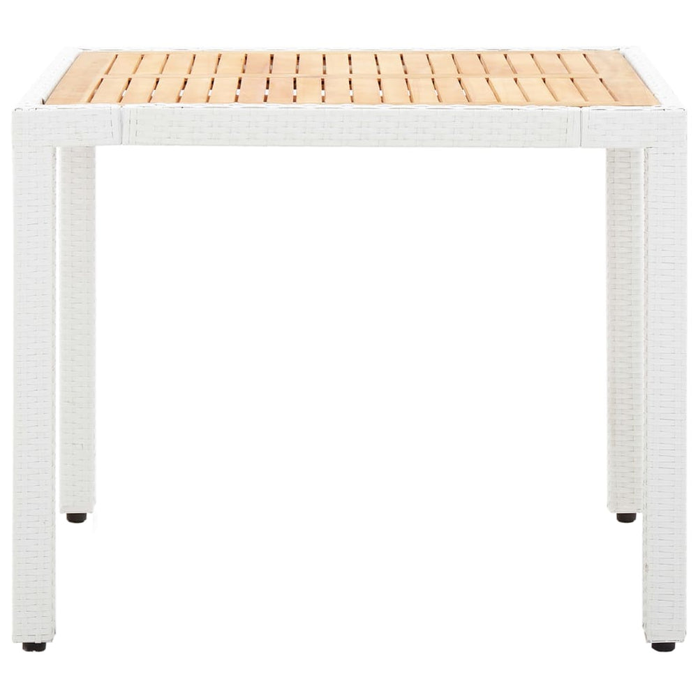 5-delige Tuinset poly rattan wit MeubelReus