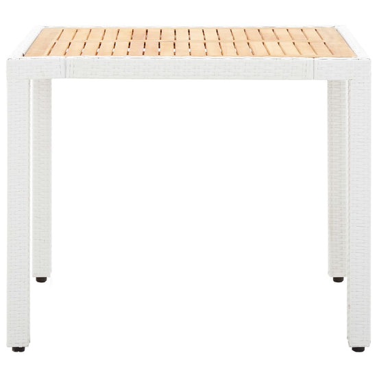 5-delige Tuinset poly rattan wit MeubelReus