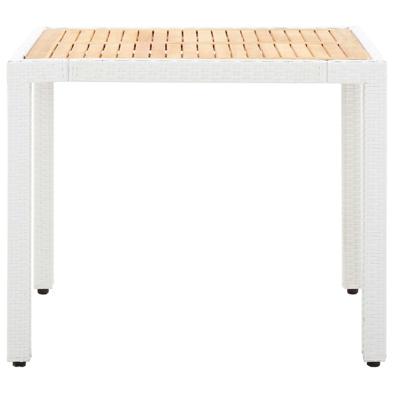 5-delige Tuinset poly rattan wit MeubelReus