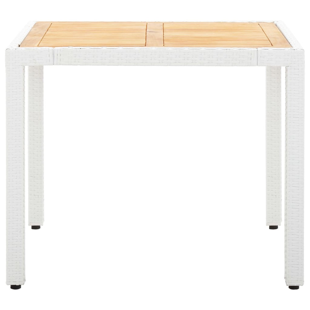 5-delige Tuinset poly rattan wit MeubelReus