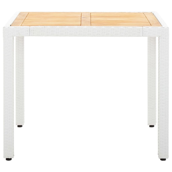 5-delige Tuinset poly rattan wit MeubelReus