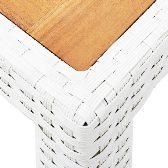 5-delige Tuinset poly rattan wit MeubelReus