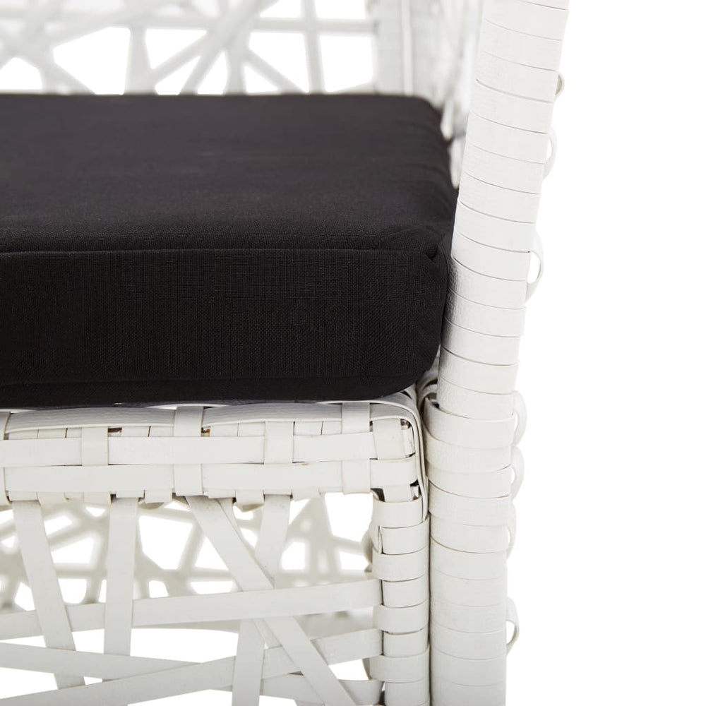 5-delige Tuinset poly rattan wit MeubelReus