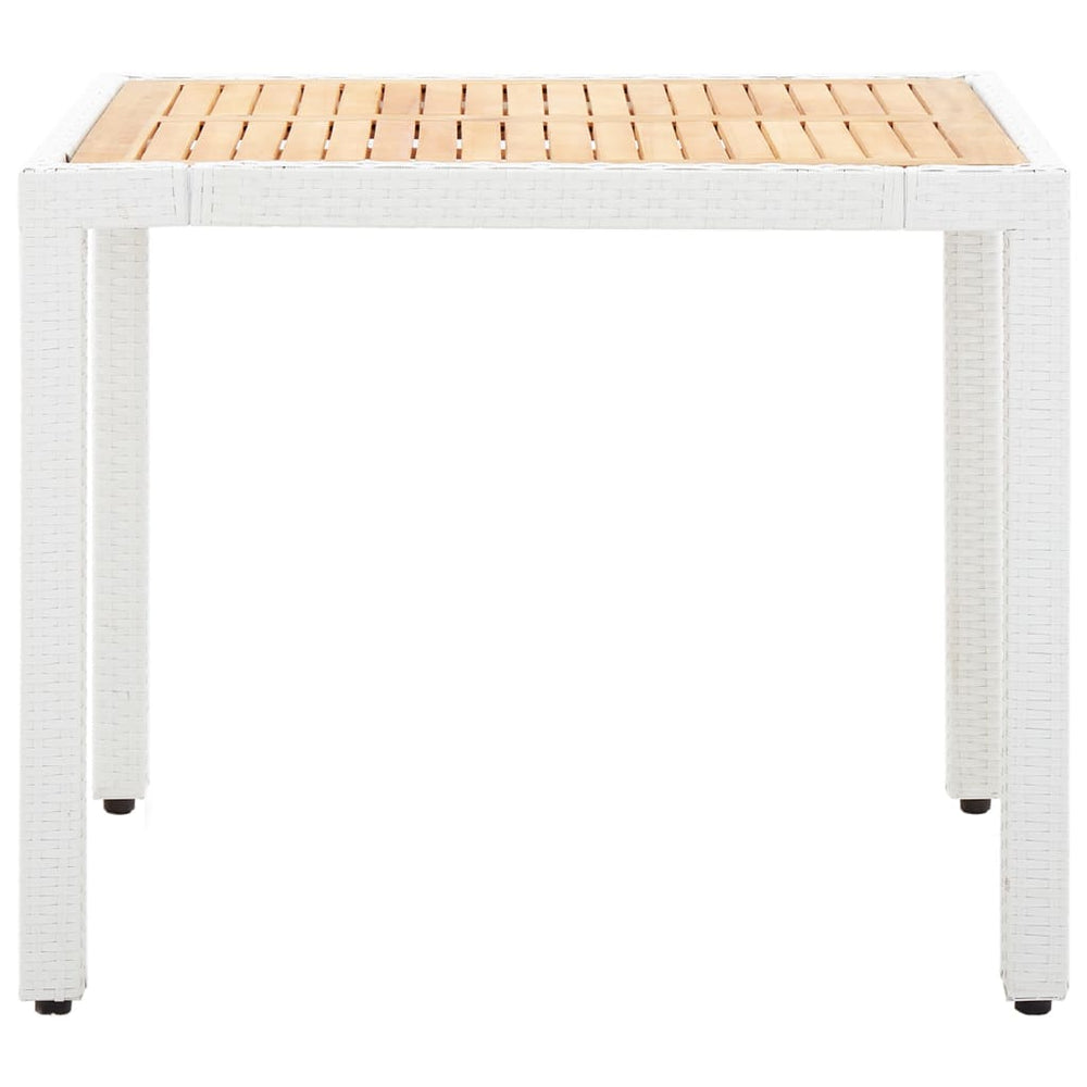 5-delige Tuinset poly rattan wit MeubelReus