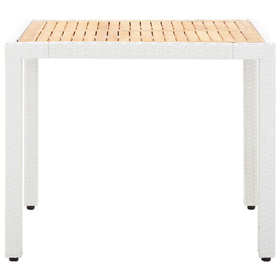 5-delige Tuinset poly rattan wit MeubelReus