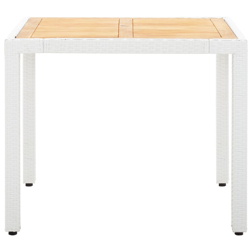 5-delige Tuinset poly rattan wit MeubelReus