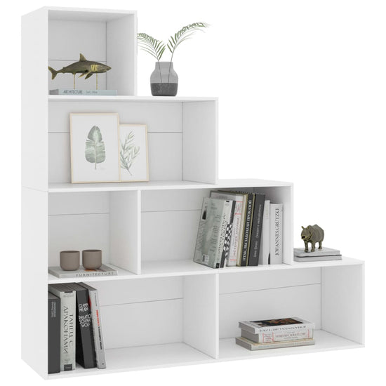 Boekenkast/kamerscherm 155x24x160 cm bewerkt hout wit MeubelReus