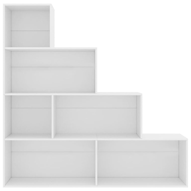 Boekenkast/kamerscherm 155x24x160 cm bewerkt hout wit MeubelReus